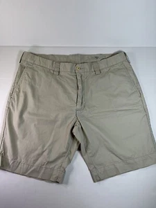 Polo Ralph Lauren Sporting Club Flat Front Chino Shorts Beige SZ 38 10” Ins EUC! - Picture 1 of 10