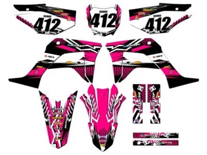 Kit de gráficos Senge Pink Senge 2019-2023 CRF 125 MAYHEM compatible con Honda - Imagen 1 de 10