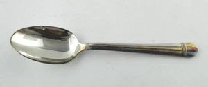 Cuchara de sopa ovalada Christofle France Aria placa plateada europea lugar - Imagen 1 de 8