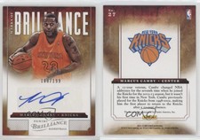 2012-13 Panini Brilliance Marks of Brilliance /199 Marcus Camby #27 Auto