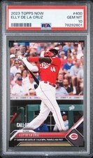 2023 Topps Now MLB #400 Elly De La Cruz Call-Up PSA 10 Cincinnati Reds