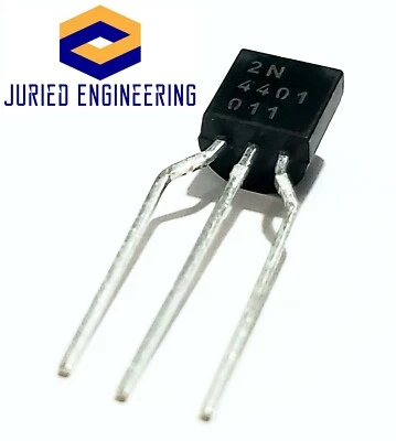 FAIRCHILD INDUSTRIES 10PCS 2N4401 NPN TO-92 NPN Silicon Epitaxial Planar Transistor - NEW