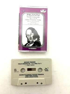 Paganini  Violin Concerto No. 1 In D [Cassette] - Like New, FREE Shipping - Image 1 of 2