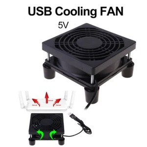 9cm/12cm Cooling Fan for DC 5V USB Power Supply Quiet Fan for Router TV Set-Top - Photo 1/10