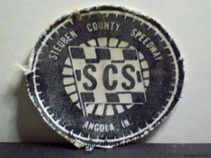 Parche vintage Steuben County Speedway Indiana carreras de autos pre Angola Motor Speedway - Imagen 1 de 4