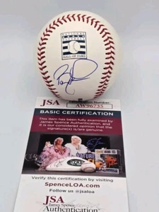 BARRY LARKIN SIGNED HOF ROMLB BASEBALL CINCINNATI REDS JSA - Picture 1 of 2