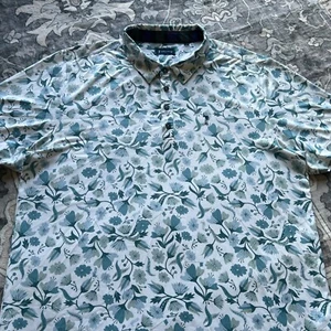 Camisa Polo de Golf William Murray Hombres XL Magnolia Dogwood Stretch Tech UV Lite - Imagen 1 de 21