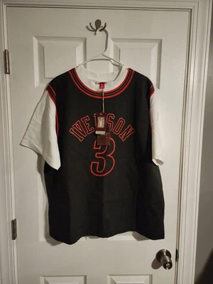 Camiseta deportiva Mitchell & Ness 97-98 Allen Iverson Sixers Swingman talla grande  Foto 1 de 4