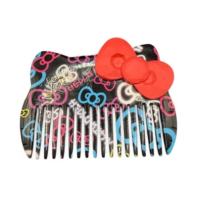 Sanrio Hello Kitty Comb Big Bow Graffiti Y2K Sanrio Hair Accessory 2011 - Image 1 of 4