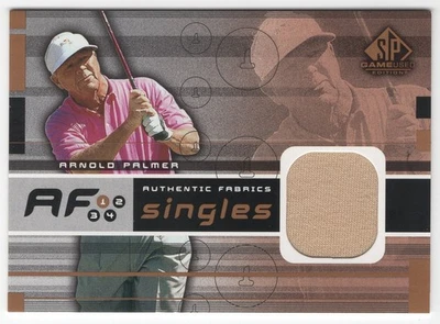 ARNOLD PALMER 2003 UD Game Used AUTHENTIC FABRICS SINGLES Game Used Relic #AF-AP - Image 1 of 2