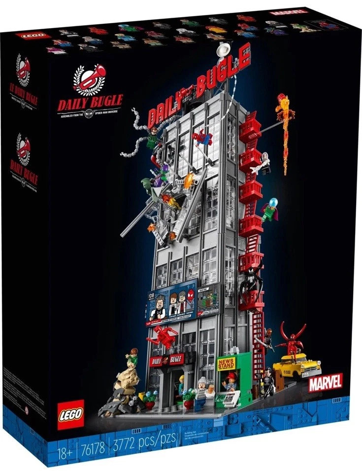 LEGO Daily Bugle 76178 NEW Sealed 100% Authentic 3772 Pcs 25 Mini figures - Image 1 of 4