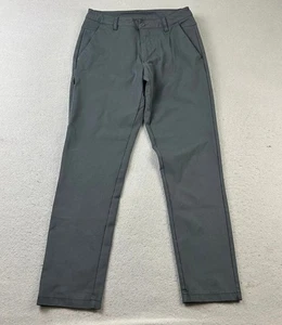 BYLT Pants Mens 32 Regular Gray Nylon Slim Fit Straight Leg Everyday Pant 2.0 - Picture 1 of 9