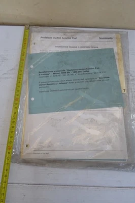 supplemento al manuale officina Fiat revisione motore benzina 20V Turbo 20V - Immagine 1 di 4