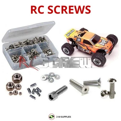 RCScrewZ Stainless Screw Kit hpi024 for HPI MT2 / EVO .18 10401/10402 RC | KIT - Image 1 of 4