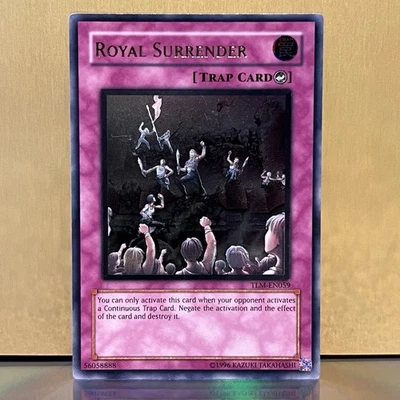 YuGiOh • Royal Surrender • TLM-EN059 • Foil Ultimate Rare • LP - Image 1 of 2