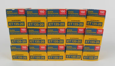 15 Kodak Ektachrome 160 Tungsten, ET 135-20, Sealed, 20 Exp / Roll, Exp 04/1983 - Image 1 of 4