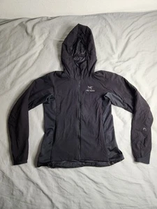 Arcteryx Atom LT Hoody Jacket Womens Size Small Black Full Zip Outdoors Hiking - Picture 1 of 12