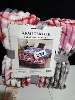 Manta King Size Estampado Floral Foto 1 de 4