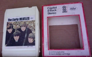 RARE 1967 WHITE 8 track tape The Early Beatles Vee Jay songs 8XT-2309 PLAYS EX - Picture 1 of 16