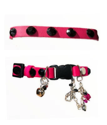 Necklace Fetish Dog Collar Punk Gothic Rock collar Puppy perro Cat Spiked Leathe - Image 1 of 4