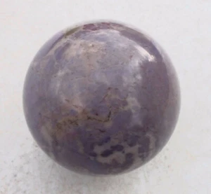 Purple Turkish Jade 60mm Sphere for Home Decor or Collection 5046 - Picture 1 of 9