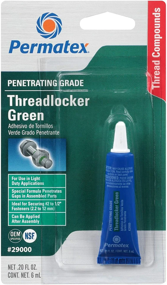 Permatex 29000 Penetrate Threadlocker verde - cada uno Foto 1 de 1