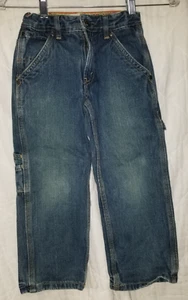 Vintage Levi's Strauss Boys Workwear Carpenter Red Tag Jeans Size 6 Regular Y2K - Picture 1 of 8