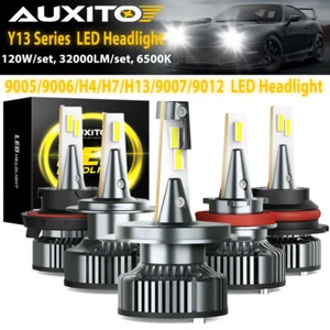 AUXITO LED Headlight Bulb Fog Light 6500K for Chevy Silverado 1500 2500 3500 HD - Picture 1 of 15