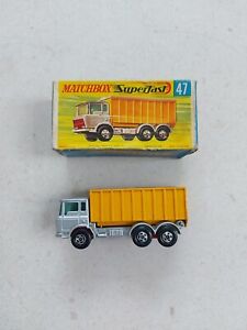 Matchbox Superfast 47 DAF TIPPER CONTAINER TRUCK Diecast Mint Boxed