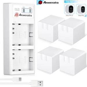 Powerextra For Arlo Pro/Arlo Pro2/Arlo Go Rechargeable Battery+Quick Charger lot - Picture 1 of 30