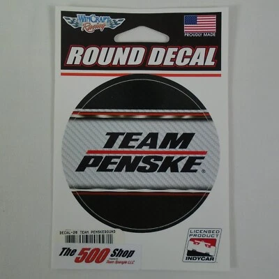 Team Penske Collector 3" Round Decal IndyCar Indy 500 Newgarden Pagenaud Power - Image 1 of 4