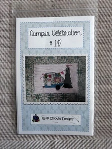 QUILT DOODLE DESIGNS "Camper Celebration " 15" X 19" Quilt Pattern - Picture 1 of 2