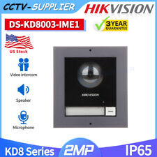 Hikvision IP Video Intercom 2MP PoE Door Station DS-KD8003-IME1 (Surface Mount)