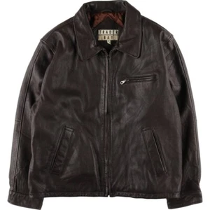 Used TRADER BAY swing-top leather jacket size XL (men's) - Picture 1 of 11