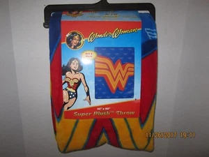 DC Comics Wonder Woman Super Plush Throw Blanket 46 X 60 Justice League 2017 NO3 - Picture 1 of 1