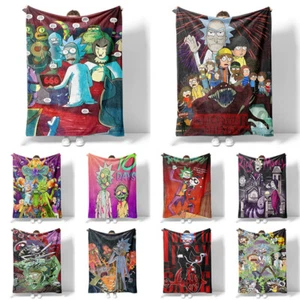 Halloween Flannel Digital Printed Blanket Lunch Break Blanket Sofa Sheet Blanket - Picture 1 of 21