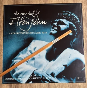 VINTAGE POSTER: ELTON JOHN The Very Best Of (Original InStore 1990) - Picture 1 of 5