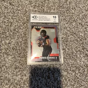 โจ2017 SAGE HIT PREMIER DRAFT ๐ PEAK PERFORMANCE PATRICK MAHOMES ll RC BCCG 10 - Picture 1 of 2