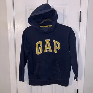 GAP Spell-out Kids Hoodie Youth sz M (8) ? Sewn Faded - Picture 1 of 4
