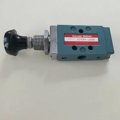 Schrader Button Op spring Spool Valve Inline 41494-1000 414941000 Parker V61 - Image 1 of 3
