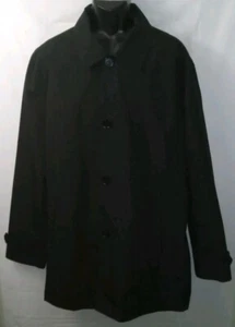 Cole Haan Black jacket rain coat XXL Polyester Body RN 54163 - Picture 1 of 6
