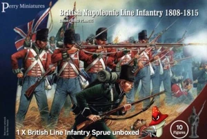 British Napoleonic Line Infantry 1808-1815 Perry Miniatures 28mm 1 x Sprue Nobox - Picture 1 of 11