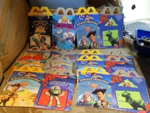 LOT OF 16 *VINTAGE* 1990s MCDONALDS HAPPY MEAL BOXES AS PICTURED - Picture 1 of 17