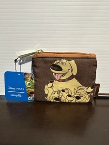 Portafoglio portamonete Disney Pixar Up scavato con cuccioli nuovo con etichetta - Foto 1 di 6