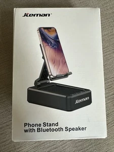 Haut-parleur téléphone sans fil Bluetooth avec support Jteman NEUF - Photo 1 sur 3