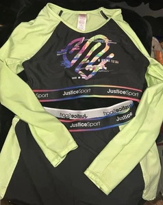 Girls Justice Sport Swimsuit - Picture 1 of 4