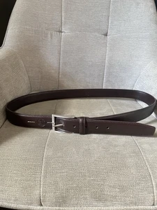 Timberland Mens Belt Classic Leather Belt Brown Size XL - Picture 1 of 8