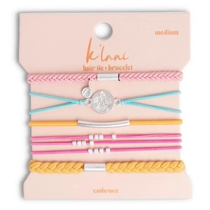Embrace Bracelets for Women – Elastic Bracelets and Boho Hair Ties – Cute Hai... - Picture 1 of 6