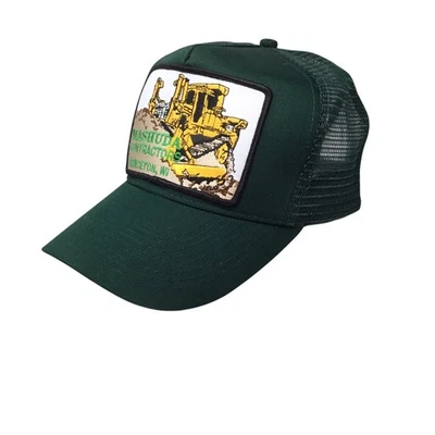 De colección Otto Mashuda Contractors Para hombres Sombrero Gorra Camionero Malla Parche a Presión Princeton WI Foto 1 de 4