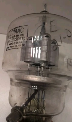 Tubo electrónico Eimac VT129 / 304TL, triodo eléctrico, tubo de vacío vintage, envío gratuito Foto 1 de 4
